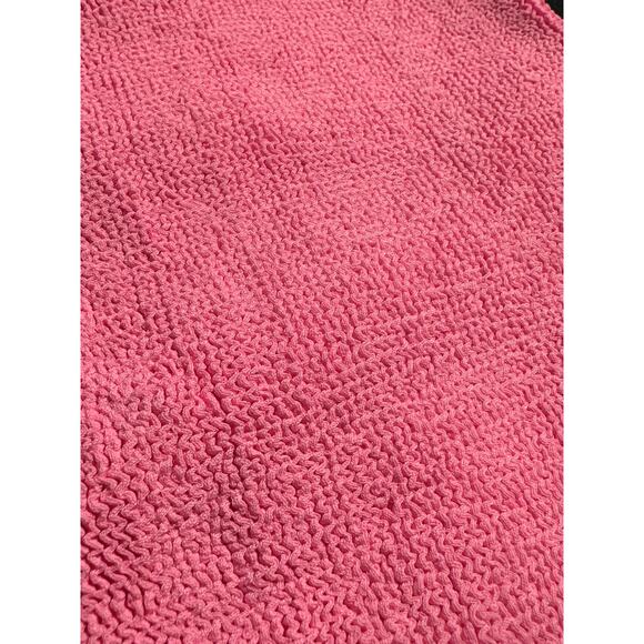 Hunza G Hot Pink Bubblegum One-Piece Bathing Suit Swimsuit HunzaG - Picture 5 of 6